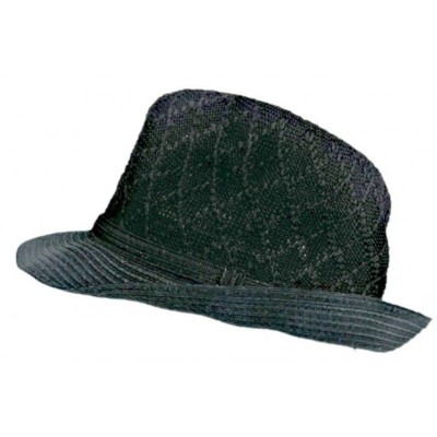 NWT Collection XIIX Hat Fedora Black Adjustable Packable Glitter Brim MSRP $28 888472896570 eb-92716642